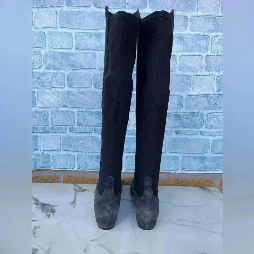 STUART WEITZMAN LANDER OTK WEDGE BOOTS 8.5 M